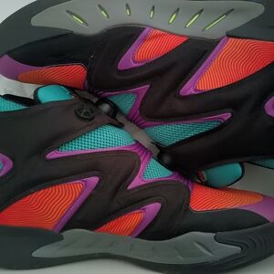 Reebok Pump Fury "Looney Tunes" Athletic Shoes - Black, Purple, Red, Teal